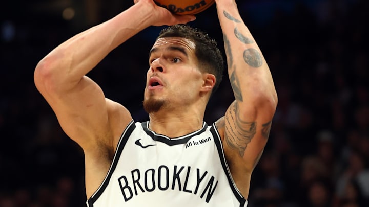 Jan 27, 2026; Phoenix, Arizona, USA; Brooklyn Nets forward Michael Porter Jr. (17) against the Phoenix Suns at Mortgage Matchup Center. Mandatory Credit: Mark J. Rebilas-Imagn Images