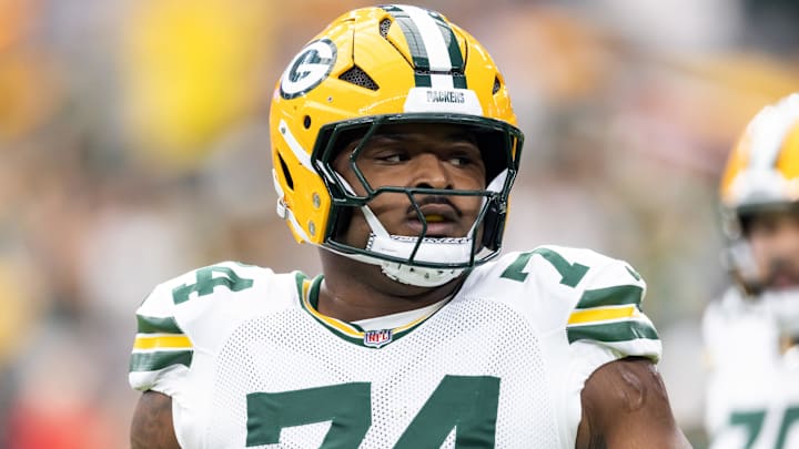 Green Bay Packers center Elgton Jenkins