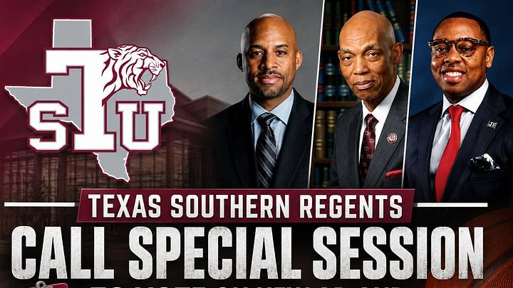 TSU Board of Regents Call a Special Session TSU Board of Regents Call a Special Session