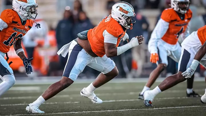 Morgan State defensive lineman Elijah Williams