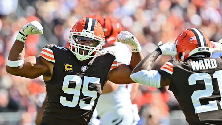 Cleveland Browns defenders Myles Garrett and Denzel Ward