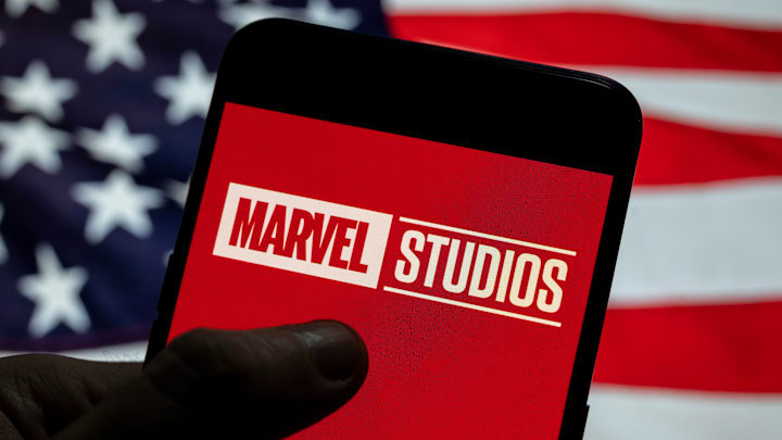 In this photo illustration the American film production...