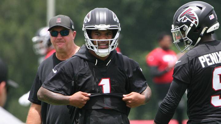 Atlanta Falcons quarterback Tua Tagovailoa and Michael Penix Jr. are in a battle for the starting spot for Week 1 against the Steelers. Atlanta Falcons quarterback Tua Tagovailoa and Michael Penix Jr. are in a battle for the starting spot for Week 1 against the Steelers.