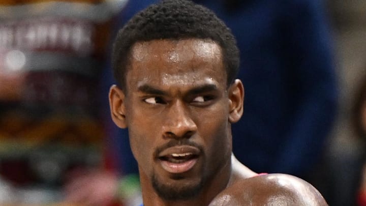 Feb 3, 2026; Detroit, Michigan, USA;  Detroit Pistons center Jalen Duren (0) : Lon Horwedel-Imagn Images