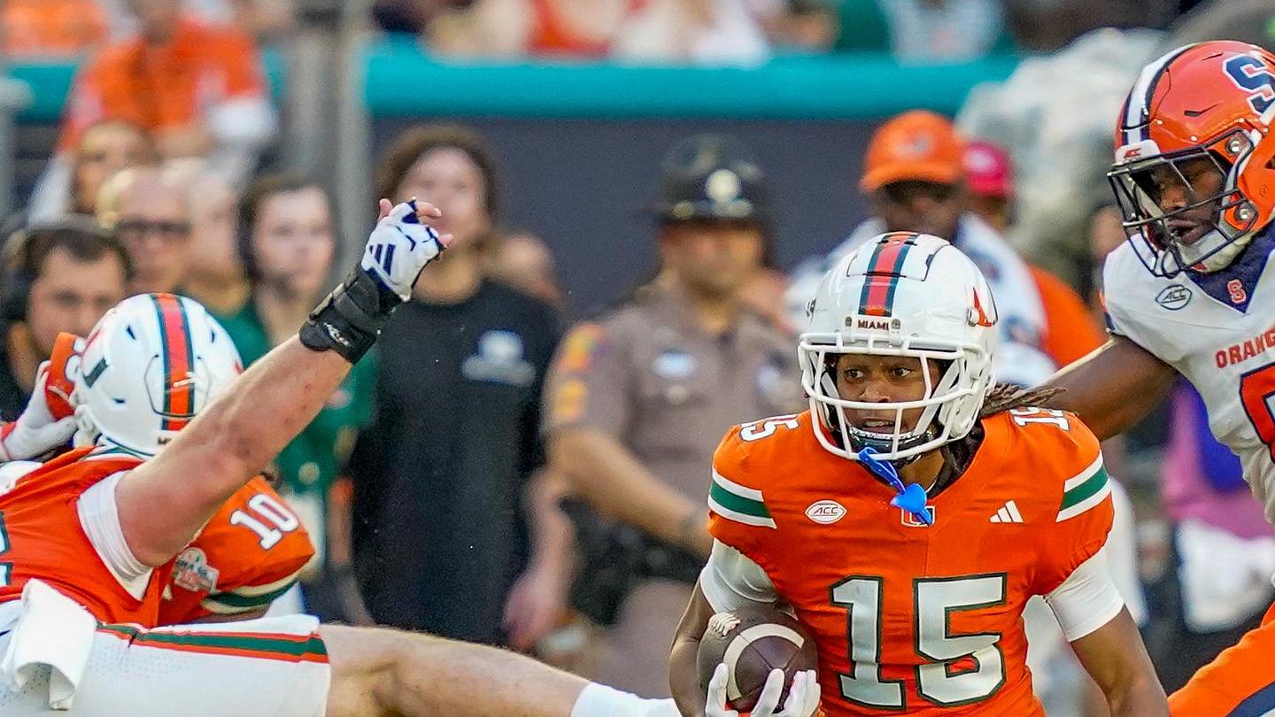 Miami's Sophomore Class Expects Another Receiver to Have A Breakout Season