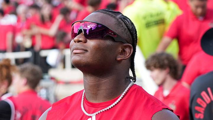 Skyler Gill-Howard of the Detroit Lions attends the Texas Tech-Abilene Christian non-conference Division I football game, Saturday, Sept. 5, 2026, at Galaxy Stadium.