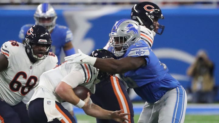 Levi Onwuzurike has flashed great potential and is a free agent, but the Lions DT has missed plenty of time with injuries.