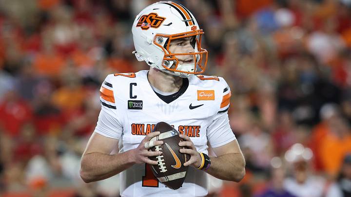 Oklahoma State Cowboys quarterback Drew Mestemaker