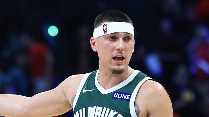 Oct 23, 2026; Milwaukee, WI, USA;  Milwaukee Bucks guard Tyler Herro (11) negotiates with referee Ed Malloy during the fourth quarter against the Chicago Bulls at Fiserv Forum.  Mandatory Credit: Brad Repplinger-Imagn Images