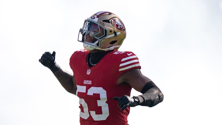 San Francisco 49ers linebacker Dee Winters (53)