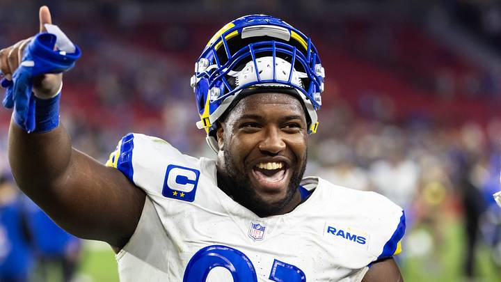 Los Angeles Rams defensive lineman Kobie Turner.