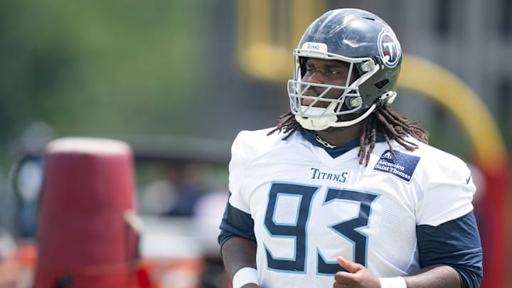 New York Jets nose tackle T'Vondre Sweat
