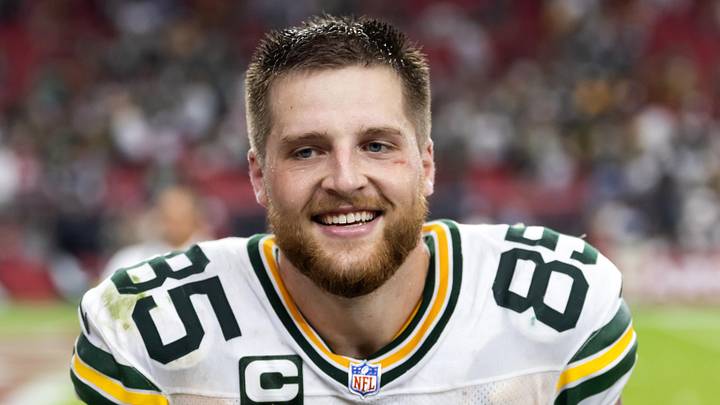Green Bay Packers tight end Tucker Kraft