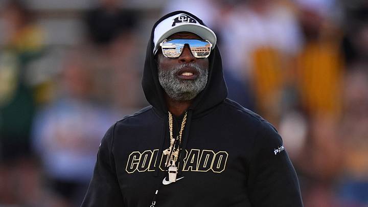 Colorado Buffaloes head coach Deion Sanders before the game against the North Dakota State Bison at Folsom Field. 