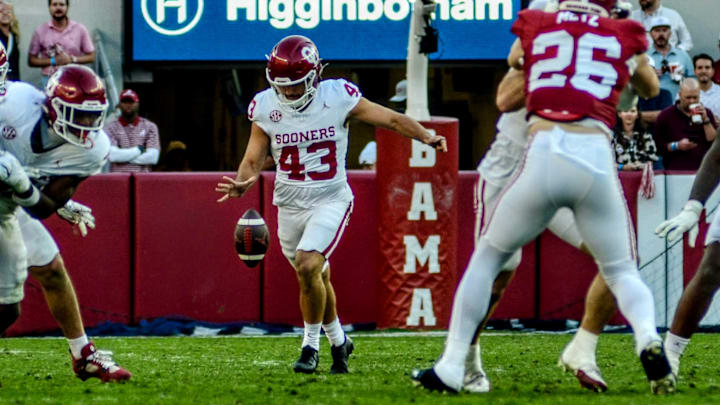 Oklahoma punter Grayson Miller