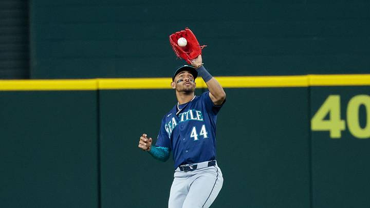 Mariners outfielder Julio Rodriguez helped lead his team to the brink of its first World Series appearance last year. Mariners outfielder Julio Rodriguez helped lead his team to the brink of its first World Series appearance last year.