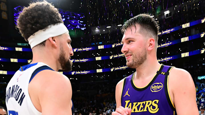 Luka Doncic, Klay Thompson Luka Doncic, Klay Thompson