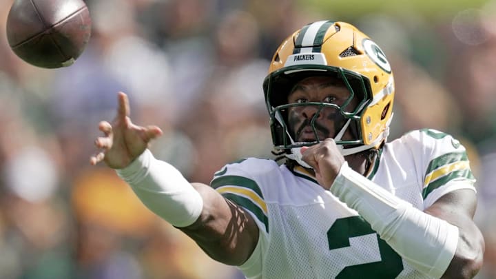 Green Bay Packers quarterback Malik Willis throws a pass during the preseason. He might be the top player in free agency. Green Bay Packers quarterback Malik Willis throws a pass during the preseason. He might be the top player in free agency.
