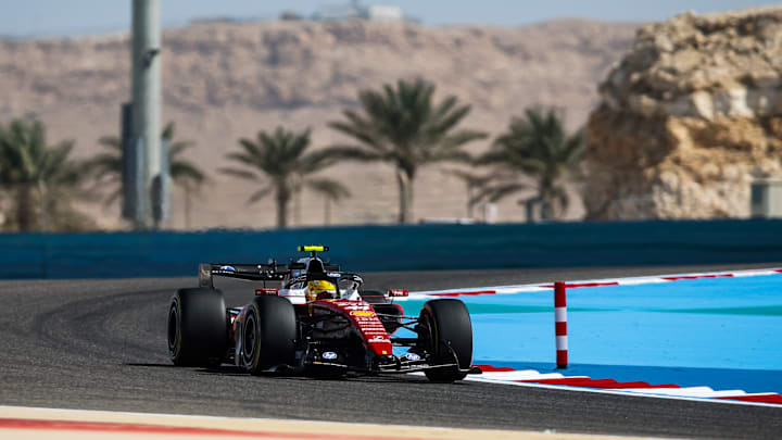 Lewis Hamilton, Ferrari, pre-season test, Bahrain Lewis Hamilton, Ferrari, pre-season test, Bahrain