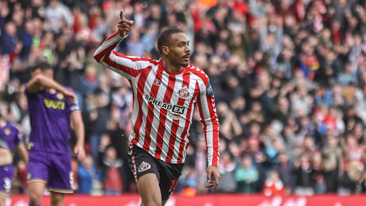 Wilson Isidor celebrates Sunderland goal