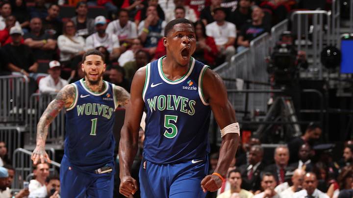 Minnesota Timberwolves, Anthony Edwards, LaMelo Ball. Photo by Issac Baldizon/NBAE via Getty Images Minnesota Timberwolves, Anthony Edwards, LaMelo Ball. Photo by Issac Baldizon/NBAE via Getty Images