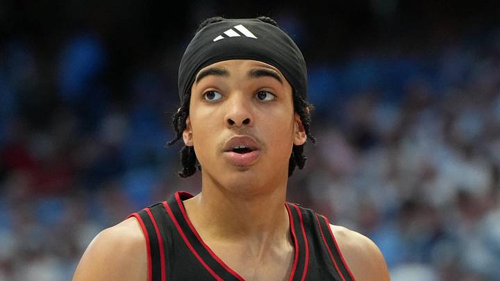 Louisville Cardinals guard Mikel Brown Jr. (0) on the court in the second half at Dean E. Smith Center on February 23, 2026. Louisville Cardinals guard Mikel Brown Jr. (0) on the court in the second half at Dean E. Smith Center on February 23, 2026.