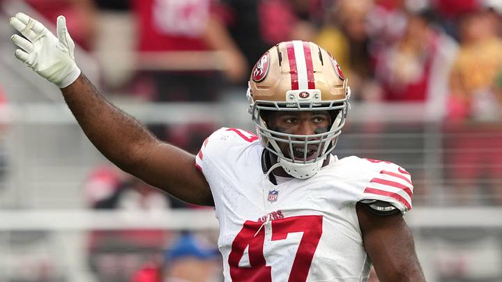 San Francisco 49ers defensive end Bryce Huff (47) San Francisco 49ers defensive end Bryce Huff (47)