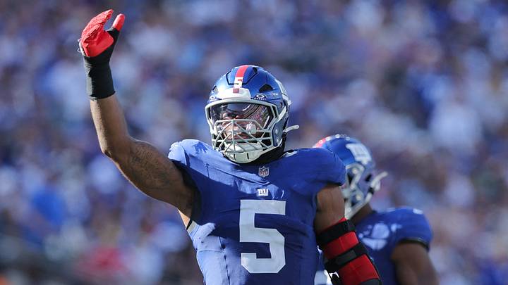 New York Giants linebacker Kayvon Thibodeaux New York Giants linebacker Kayvon Thibodeaux