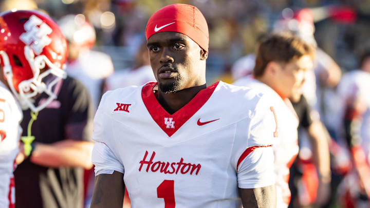 Houston Cougars defensive back Latrell McCutchin Sr. (1)
