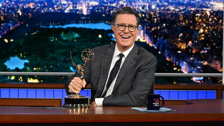 The Late Show with Stephen Colbert during Tuesday’s September 16, 2025 show. 