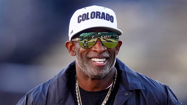 Nov 1, 2025; Boulder, Colorado, USA; Colorado Buffaloes head coach Deion Sanders before the game against the Arizona Wildcats at Folsom Field. Mandatory Credit: Ron Chenoy-Imagn Images Nov 1, 2025; Boulder, Colorado, USA; Colorado Buffaloes head coach Deion Sanders before the game against the Arizona Wildcats at Folsom Field. Mandatory Credit: Ron Chenoy-Imagn Images
