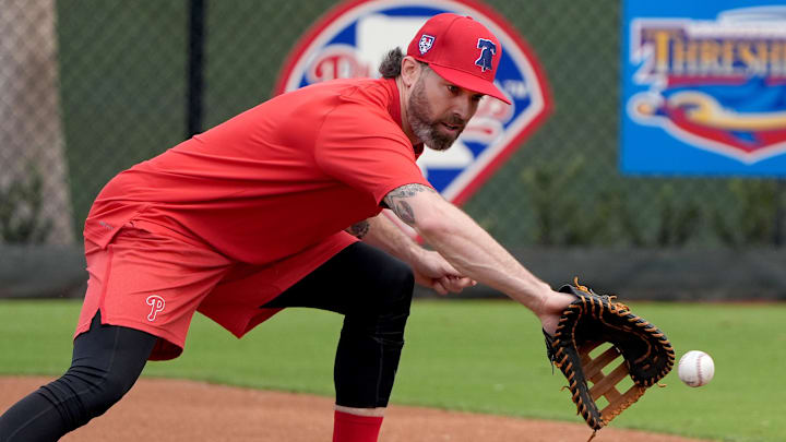 Philadelphia Phillies traded outfielder Jake Cave to the Colorado Rockies on Sunday