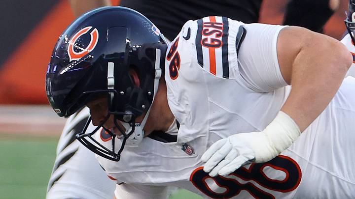 Chicago Bears defensive tackle Jordan van den Berg