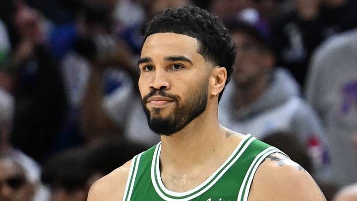 Boston Celtics forward Jayson Tatum (0).