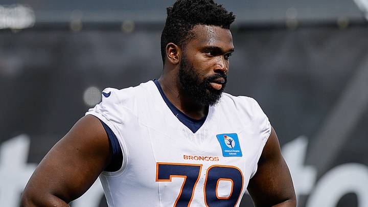 Denver Broncos offensive tackle Matt Peart Denver Broncos offensive tackle Matt Peart