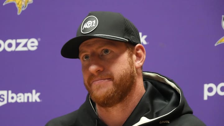 Minnesota Vikings quarterback Carson Wentz Minnesota Vikings quarterback Carson Wentz