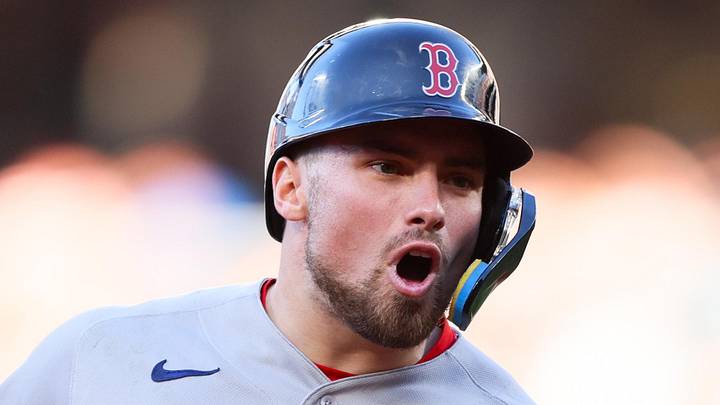 Boston Red Sox infielder Caleb Durbin (5).