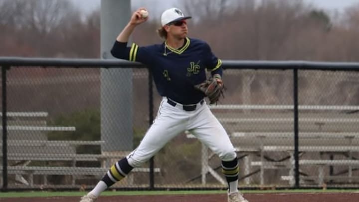 Johnson County JUCO third baseman Carter Kelley has committed to Nebraska.