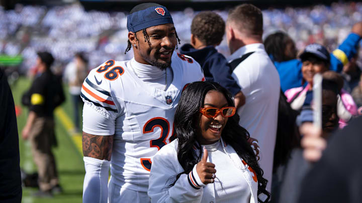 Simone Biles and Jonathan Owens