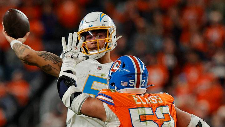 Los Angeles Chargers quarterback Trey Lance 