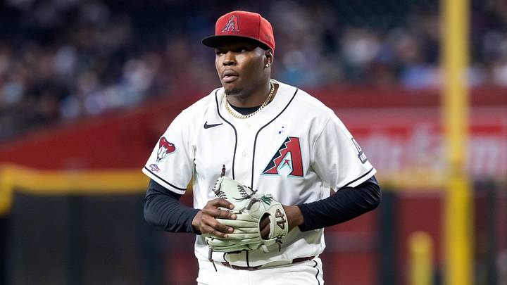 Jun 21, 2026; Phoenix, Arizona, USA; Arizona Diamondbacks pitcher Jose Cabrera in the first inning against the Minnesota Twins at Chase Field. Mandatory Credit: Mark J. Rebilas-Imagn Images Jun 21, 2026; Phoenix, Arizona, USA; Arizona Diamondbacks pitcher Jose Cabrera in the first inning against the Minnesota Twins at Chase Field. Mandatory Credit: Mark J. Rebilas-Imagn Images