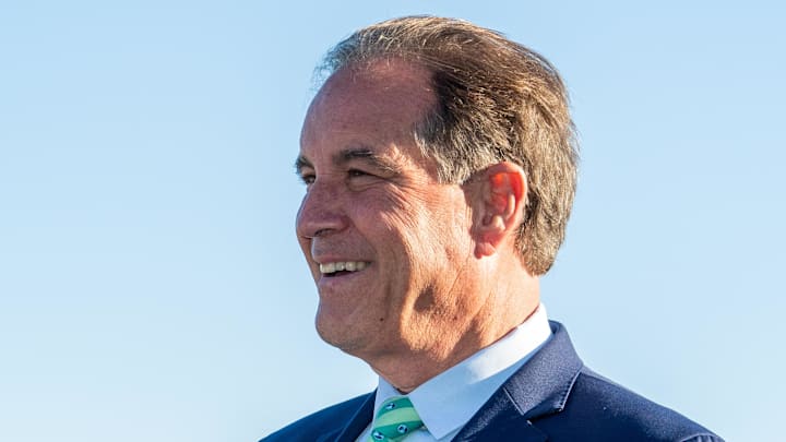 CBS Sports broadcaster Jim Nantz gave insight into when he'll retire from calling the Masters. 