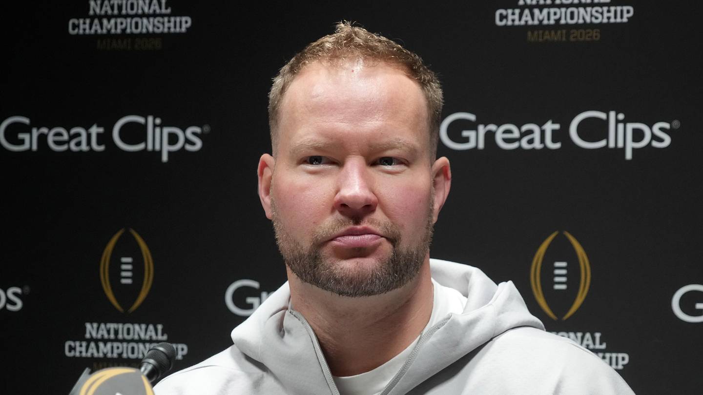 Indiana Hoosiers Defensive Coordinator Bryant Haines at Media Event