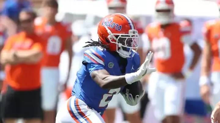 Eric Singleton Jr. missed most of Florida's win over FAU and all of the Gators' wins over Campbell and Auburn with an ankle injury. Eric Singleton Jr. missed most of Florida's win over FAU and all of the Gators' wins over Campbell and Auburn with an ankle injury.