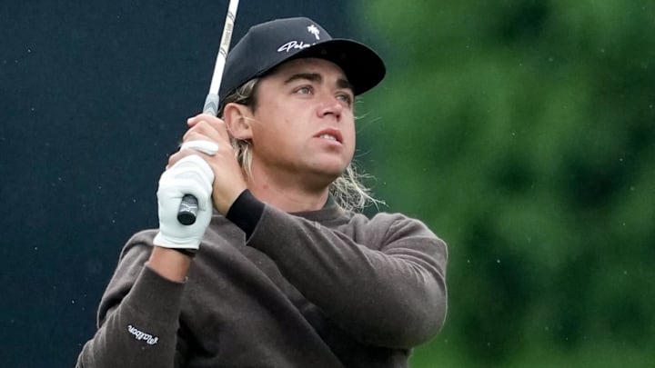Garrick Higgo shot a 1-under 69 despite being docked two shots before his round began.