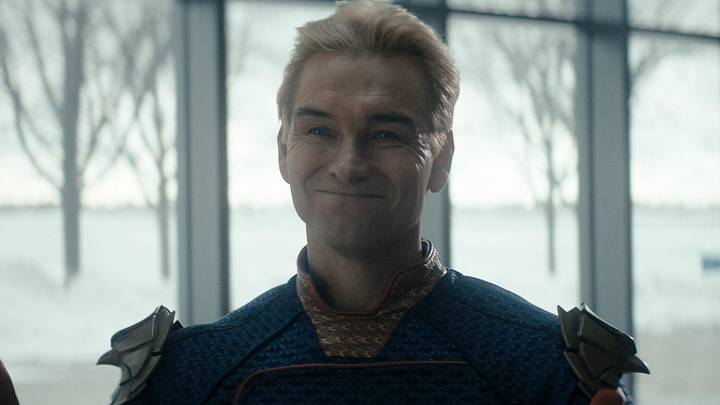 Antony Starr (Homelander) in The Boys season 5. 