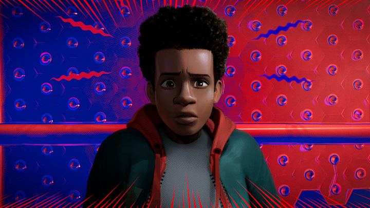 Miles Morales in Sony Pictures Animation's SPIDER-MAN: INTO THE SPIDER-VERSE.