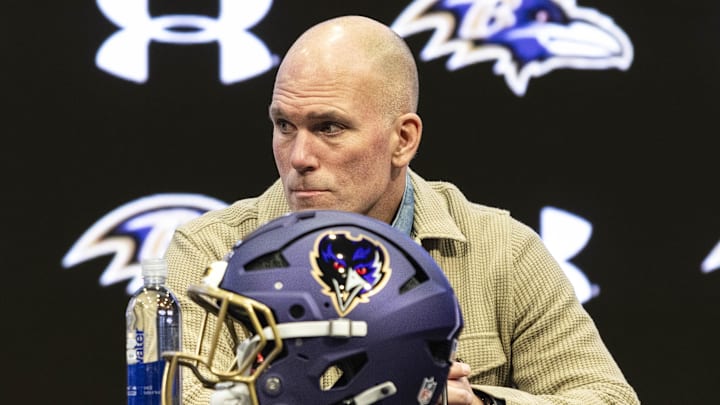 Baltimore Ravens general manager Eric DeCosta