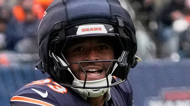 Chicago Bears running back Roschon Johnson