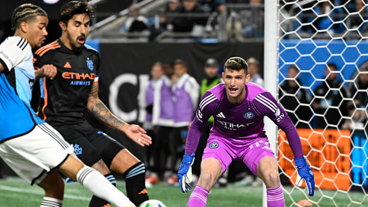 Thiago Martins and Matt Freese of NYCFC